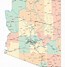 Image result for Printable Map of Arizona with Cities