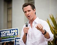 Image result for Image of Gavin Newsom Overjoyed