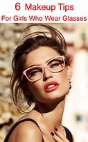 Image result for Glasses Trendy Makeup