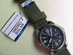 Image result for Seiko Solar Military Watch