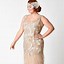 Image result for Plus Size Champagne Dress
