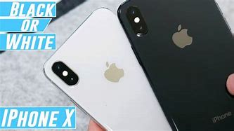 Image result for iPhone X White vs Black
