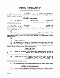 Image result for Free Last Will and Testament Blank Forms
