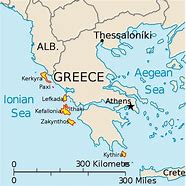 Image result for Ionian Sea Europe Map