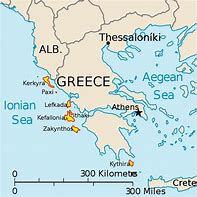 Image result for What Sea Are the Greek Islands In