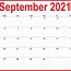 Image result for Blank September Calendar