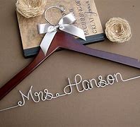 Image result for Personalised Wedding Hangers