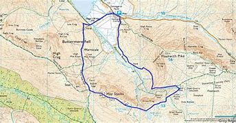 Image result for Wainwright Walks Map