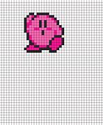 Image result for 8-Bit Kirby Pixel Grid Art