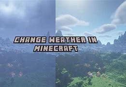Image result for How to Change Weather in Minecraft