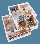 Image result for 80 Meters Square D Flat