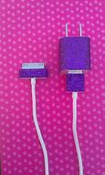 Image result for iPhone 4 Charger Purple and White