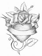 Image result for Heart Sketches