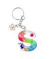 Image result for Silicon Bead Letter Keychain