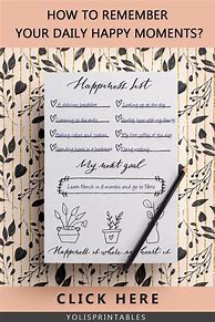 Image result for Happiness Tracker Printable Free