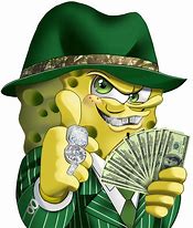 Image result for Spongebob Money Gangsta
