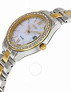 Image result for Ladies Two Tone Solar Watch by Seiko
