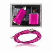 Image result for iPhone 5 Pink Charging Cable