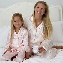 Image result for Kids Silk Pink Pajamas