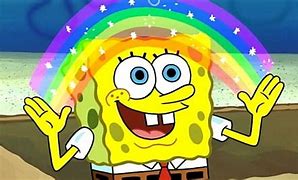 Image result for Spongebob Rainbow Meme Blank