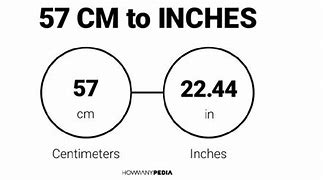 Image result for 57 in Cm