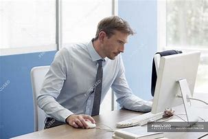 Image result for Office Worker On Computer