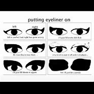 Image result for eyeliner funny line