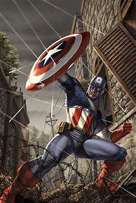 Image result for Captain America Art