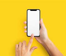 Image result for Hand with Yellow iPhone