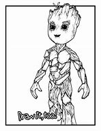 Image result for Cute Baby Groot Coloring Pages