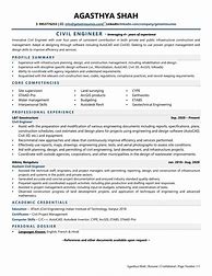 Image result for Civil Engineer Resume Format