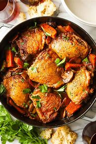 Image result for Easy Chicken Coq AU Vin