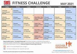 Image result for May Team Challenge Calendar