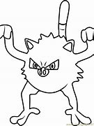 Image result for Mankey Pokemon Coloring Page