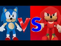 Image result for Sonic 2 Movie Plush Sonic vs Knux