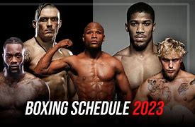 Image result for Boxing Schedule Pics 2023