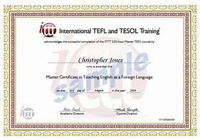 Image result for TEFL Certificate