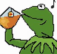 Image result for Kermit Sipping Tea PNG