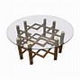 Image result for Rattan Coffee Table with Glass Top