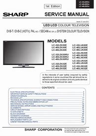 Image result for Sharp 32" TV Manual
