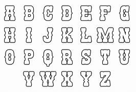 Image result for Alphabet Outline Traceable