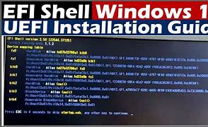 Image result for UEFI Shell Menu