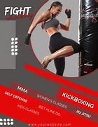 Image result for Kickboxing Flyer