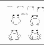 Image result for Frog Face Drawing