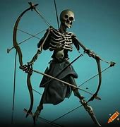 Image result for Skeleton with Bow