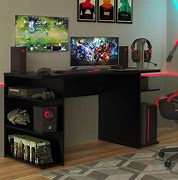 Image result for Wood Computer Gaming Desk