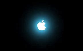 Image result for Glowing Apple Logo Blue