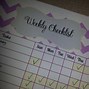 Image result for Weekly Checklist Printable