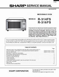 Image result for Sharp Microwave Model R 1875 T Manual