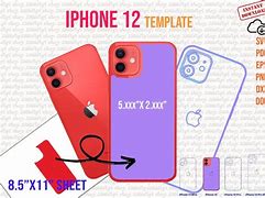 Image result for iPhone 12 Phone Cover Template